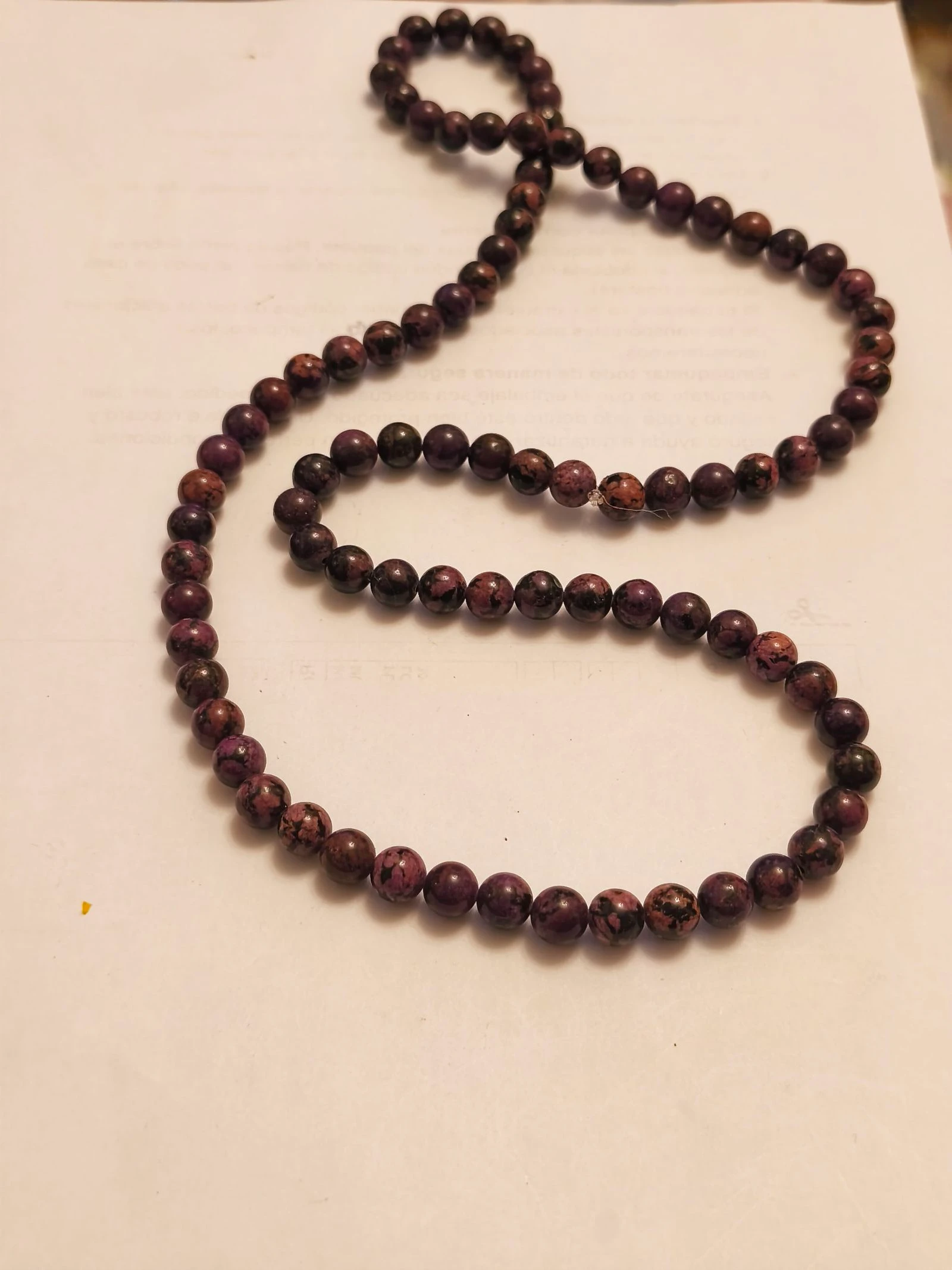 Rodoniet ketting van 80 centimeter – photo 6